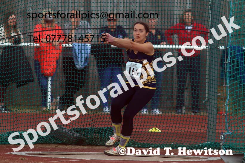Senior Womens hammer, 2024 Northern Senior and Under-20s Track and Field Champs, Middlesbrough.  Photo: David T. Hewitson/Sports for All Pics